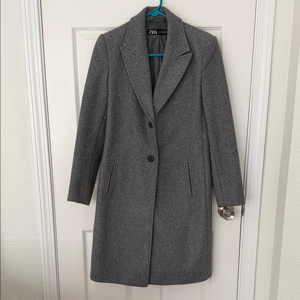 Zara Women's Gray Trench Coat